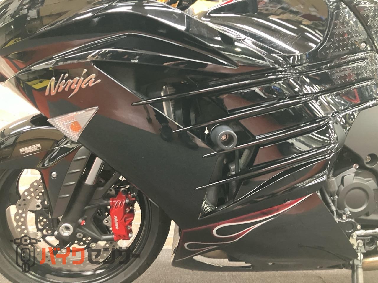 NINJA ZX-14R スペシャルエディション　オーリンズ　ゲイルスピード　GP-1S　OVER　バックステップ_9