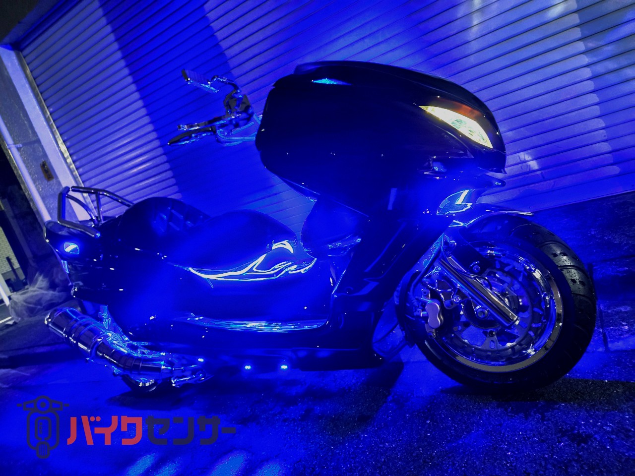 ヤマハ 動画あり！ マジェスティ250C ブルーネオンLED 希少な低走行