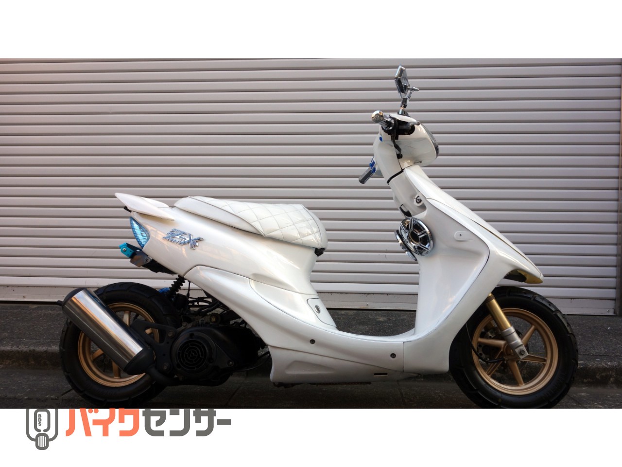 ホンダ DIO ZX ロンホイカスタム・フルブルーLED・2スピーカー