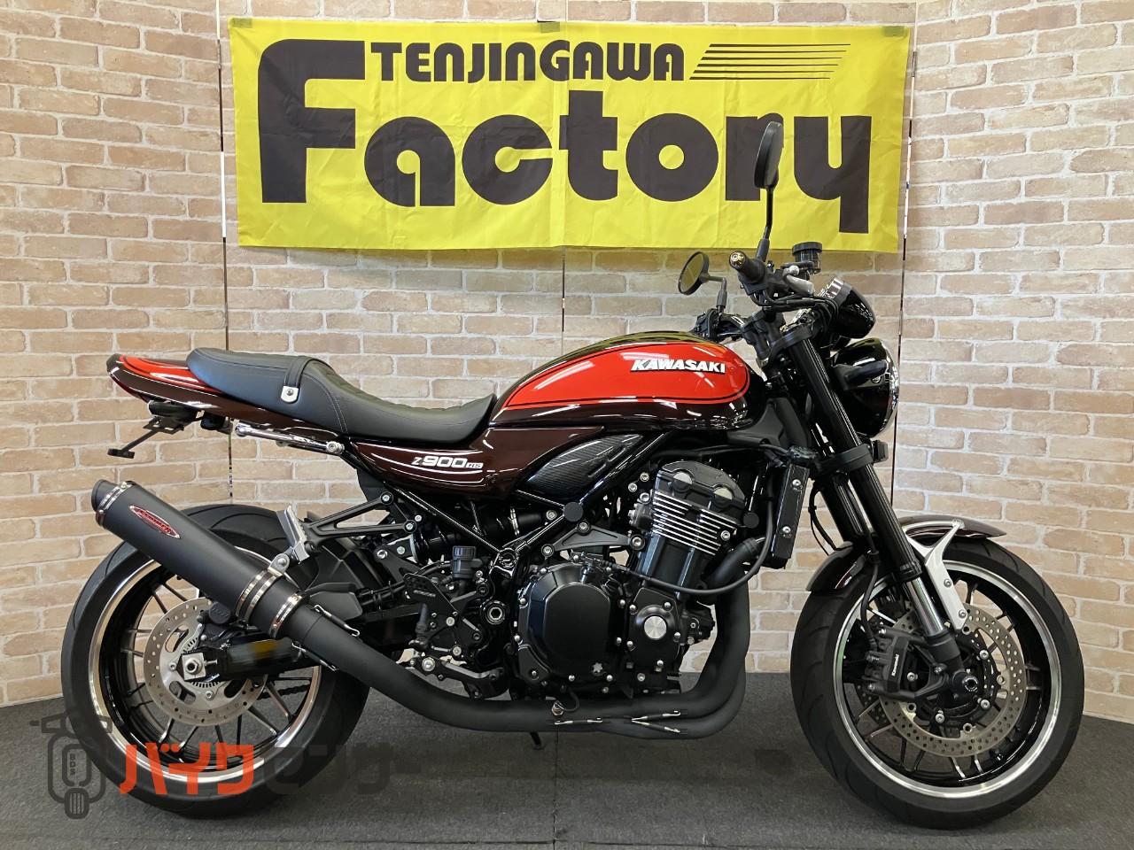 Z900RS 火の玉ファーストエディション ストライカー ブラックマフラー ステップ ロングテール フェンダーレス スライダー_0