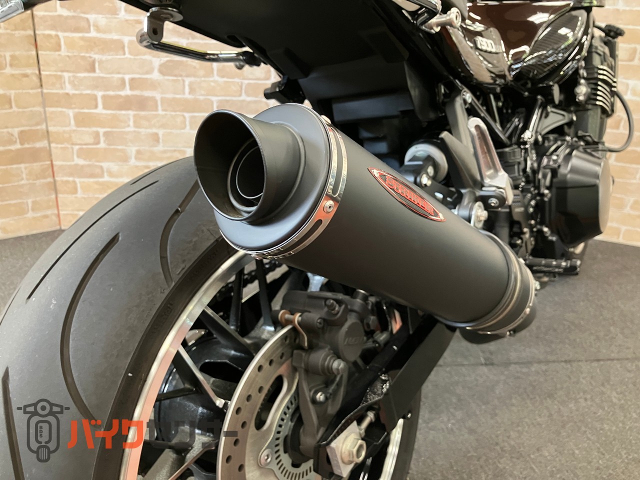 Z900RS 火の玉ファーストエディション ストライカー ブラックマフラー ステップ ロングテール フェンダーレス スライダー_26