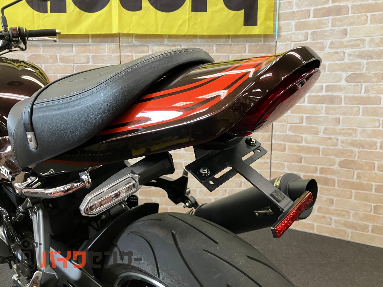 Z900RS 火の玉ファーストエディション ストライカー ブラックマフラー ステップ ロングテール フェンダーレス スライダー_30