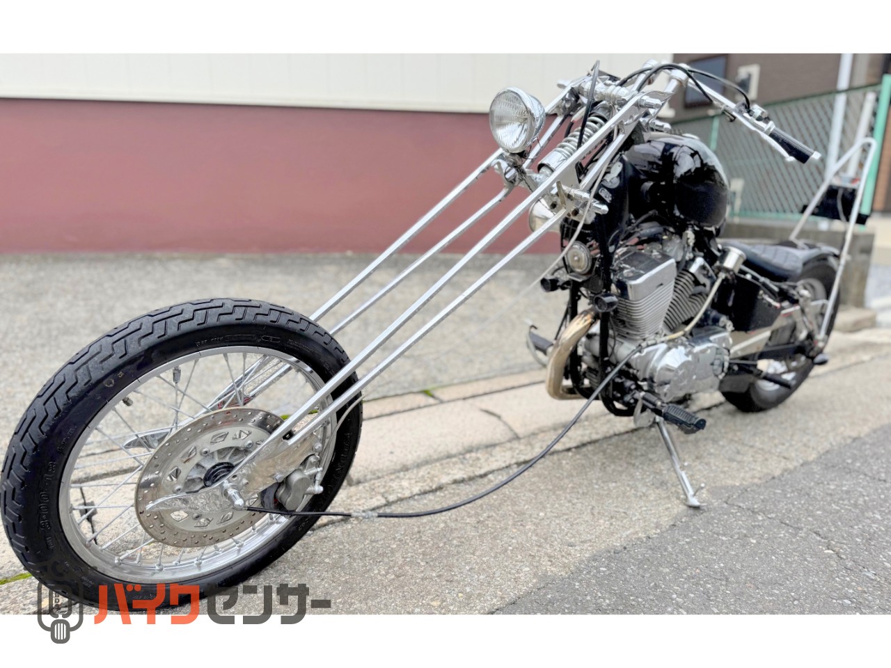 ビラーゴ250ガーターフォーク　メイドインビー　国産アメリカン　値下げ交渉可 ヤマハ 【動画有り】ビラーゴ250極悪ガーターフォーク チョッパー P