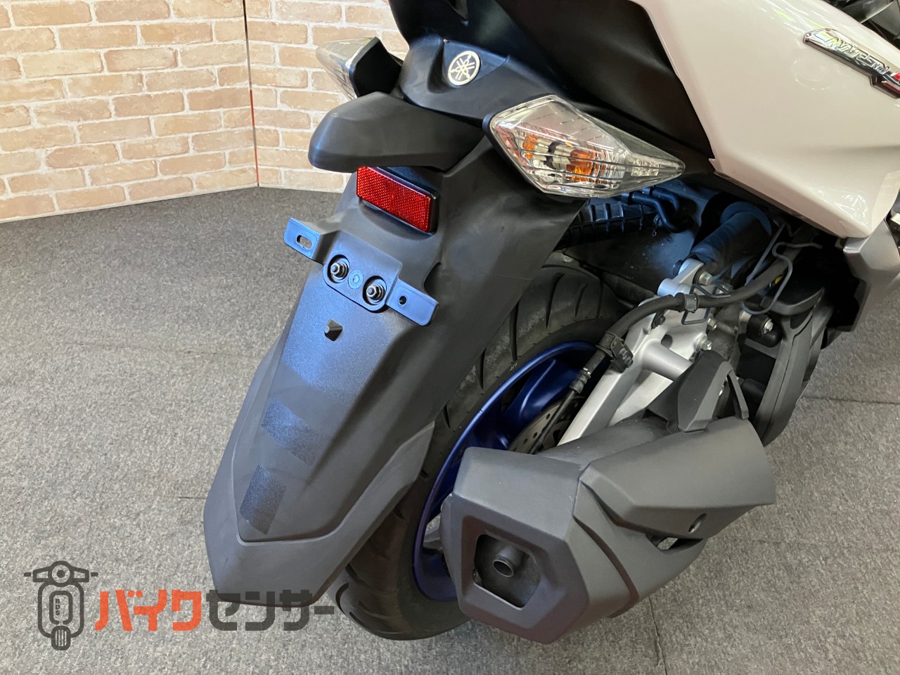 マジェスティ155S 2020年最終モデル　リアキャリア　ETC　　ホワイト_8