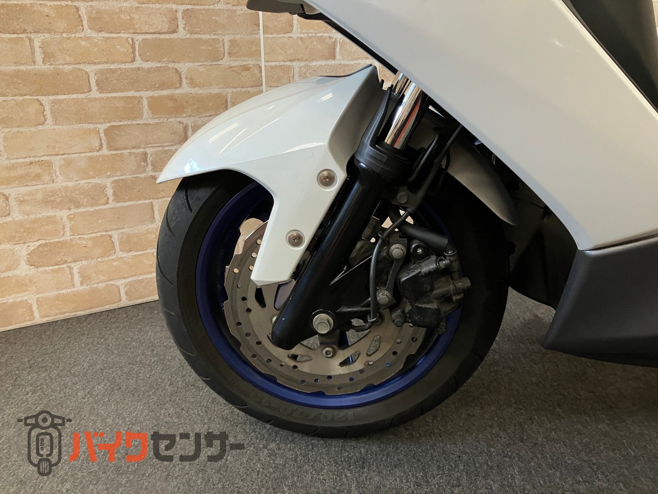 マジェスティ155S 2020年最終モデル　リアキャリア　ETC　　ホワイト_16