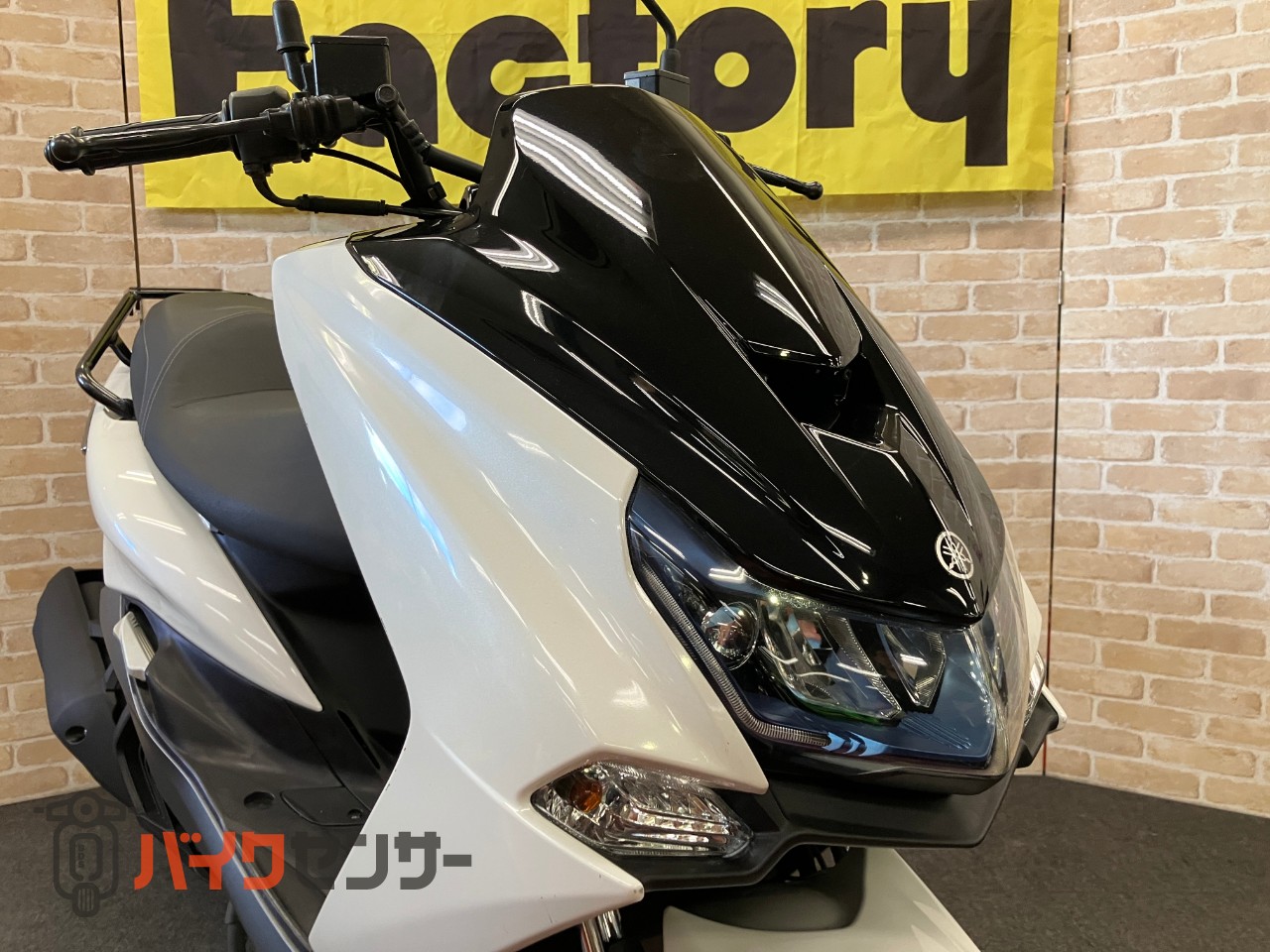 マジェスティ155S 2020年最終モデル　リアキャリア　ETC　　ホワイト_25