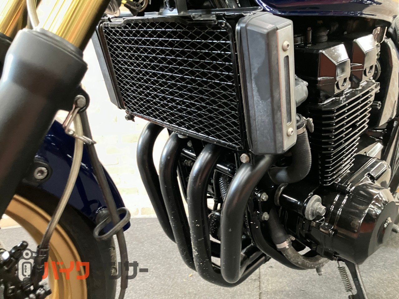 ZRX400 中期モデル　マーク2カラー　ゴールドホイール　オリジナルペイント　フェンダーレス　ハンドル　メッシュホース　ブルー_15