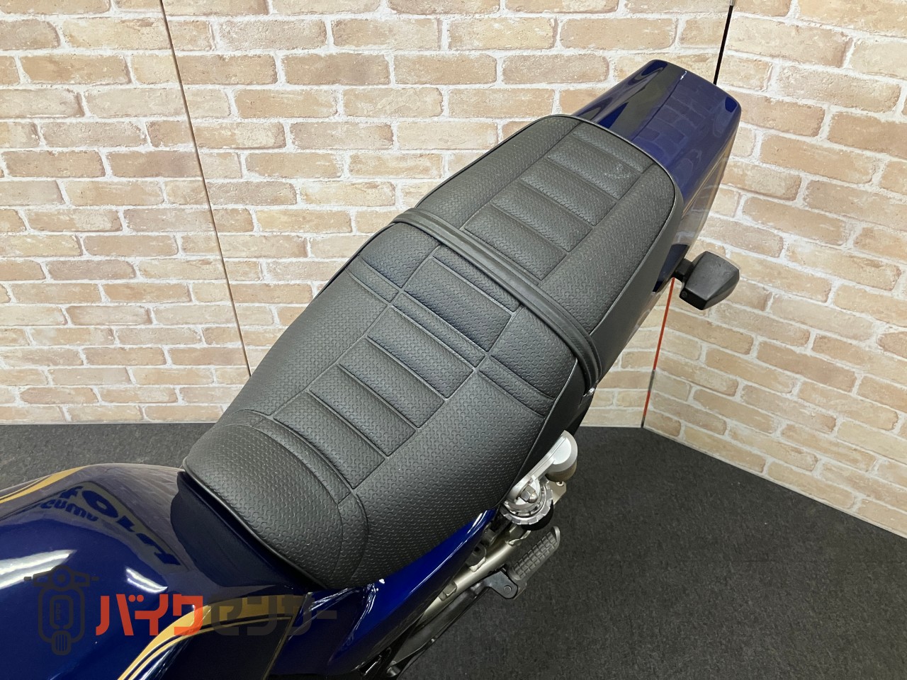 ZRX400 中期モデル　マーク2カラー　ゴールドホイール　オリジナルペイント　フェンダーレス　ハンドル　メッシュホース　ブルー_16