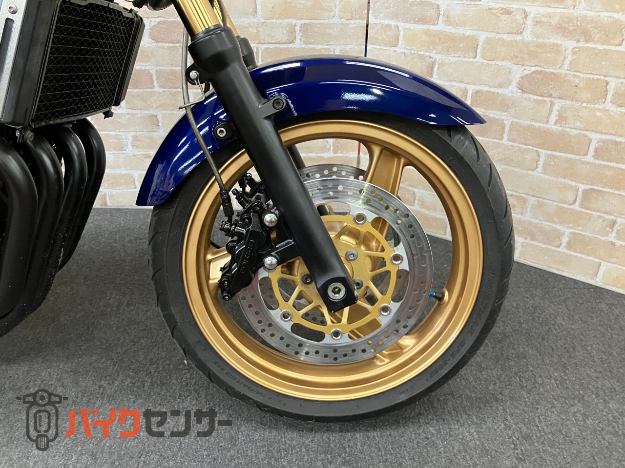 ZRX400 中期モデル　マーク2カラー　ゴールドホイール　オリジナルペイント　フェンダーレス　ハンドル　メッシュホース　ブルー_22