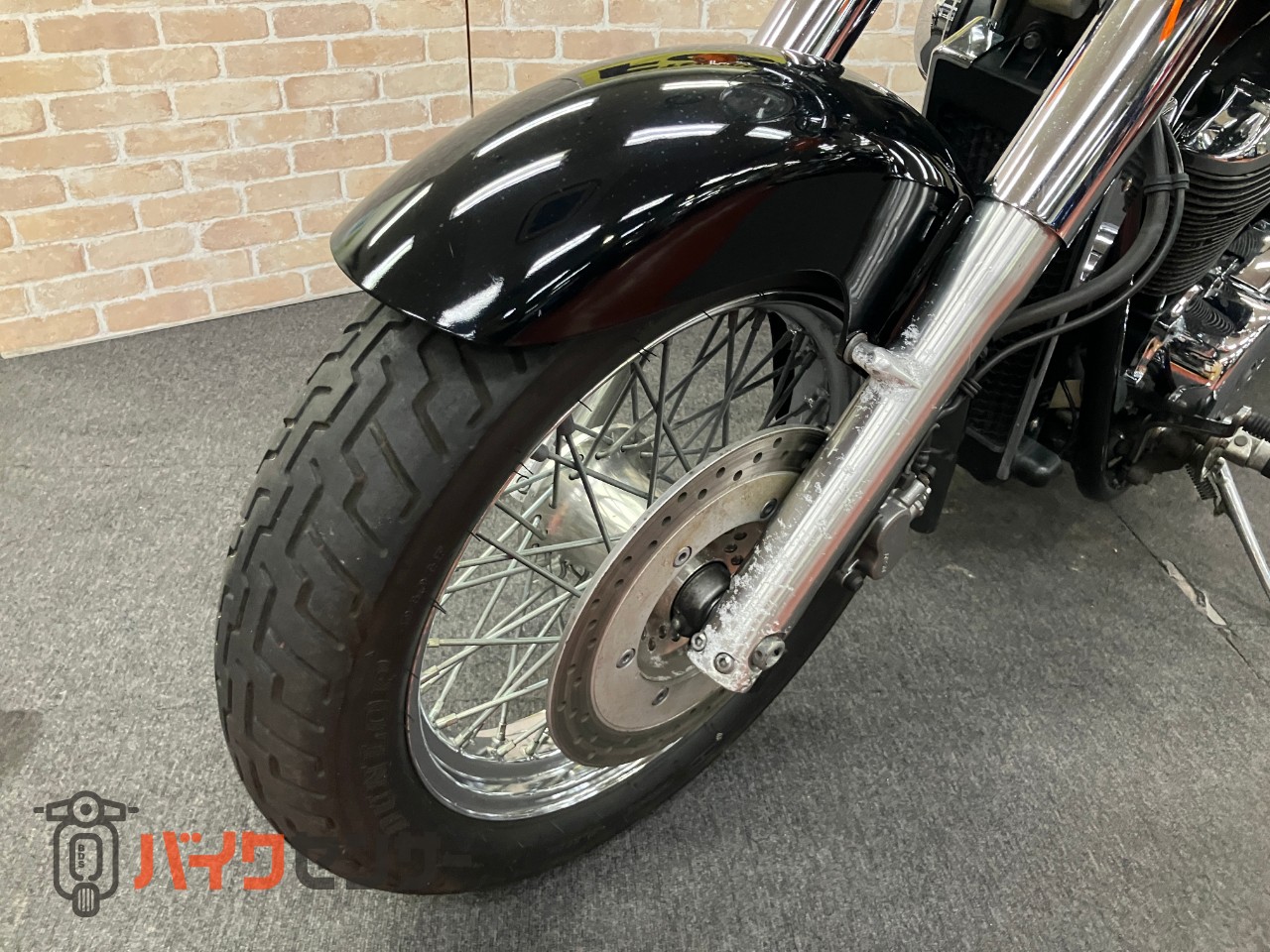 シャドウ400　バックレスト　ブラックオールペイント_8