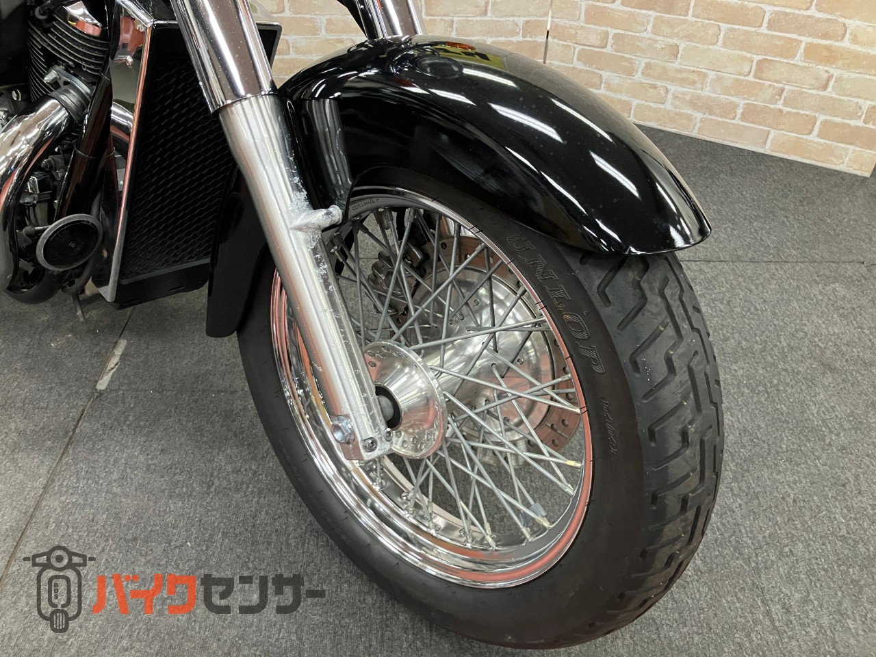 シャドウ400　バックレスト　ブラックオールペイント_12