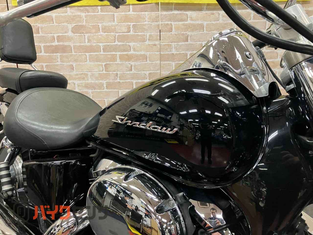 シャドウ400　バックレスト　ブラックオールペイント_14