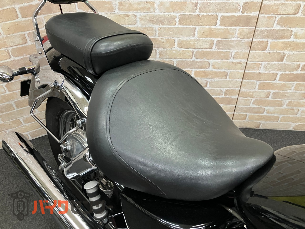 シャドウ400　バックレスト　ブラックオールペイント_15