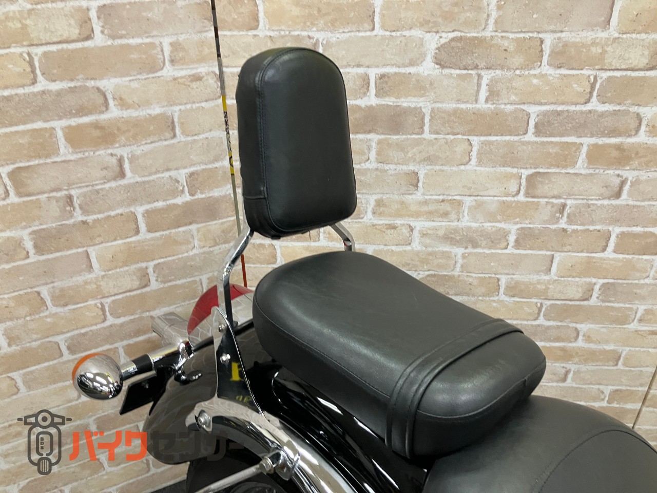 シャドウ400　バックレスト　ブラックオールペイント_16