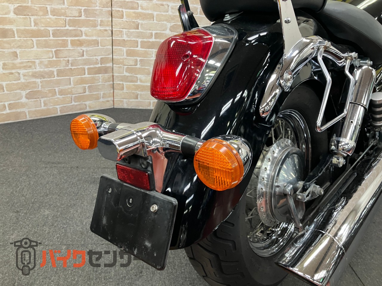 シャドウ400　バックレスト　ブラックオールペイント_25