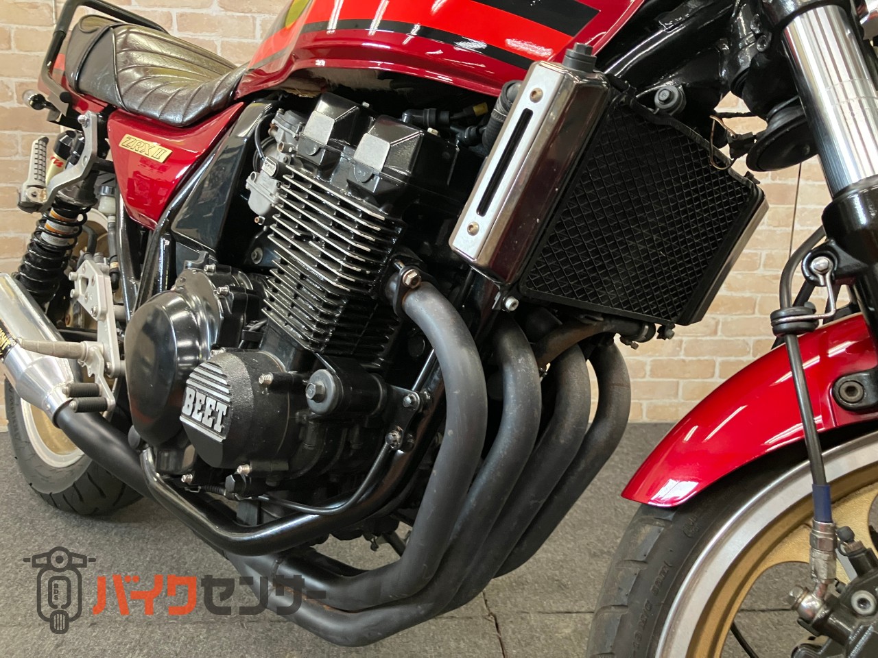 ZRX400 cibieヘッドライト　ミッドナイトマフラー　18インチキャストホイール　ハンドル　BEETハイパーバンク　エンジンカバー等_35