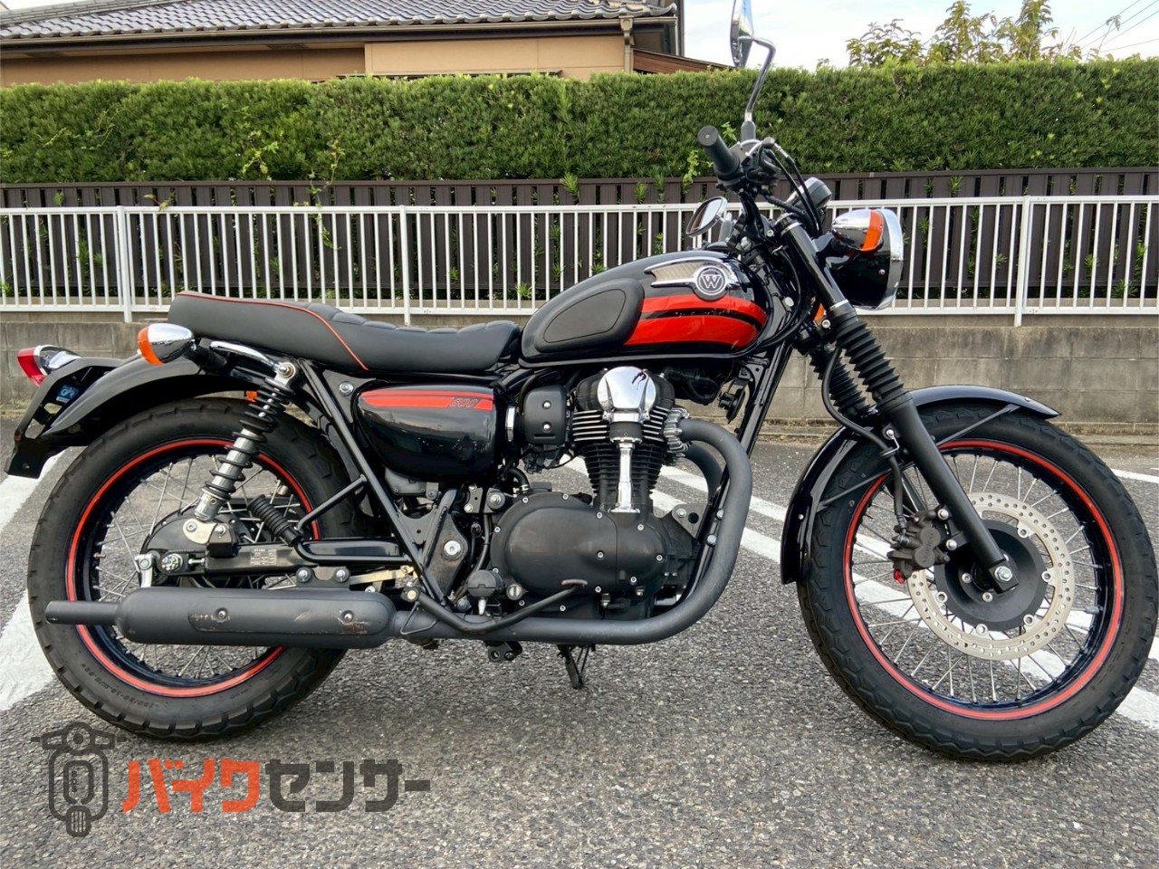 カワサキ W800・ノーマル・キャンディバーントオレンジ B558501| BDS