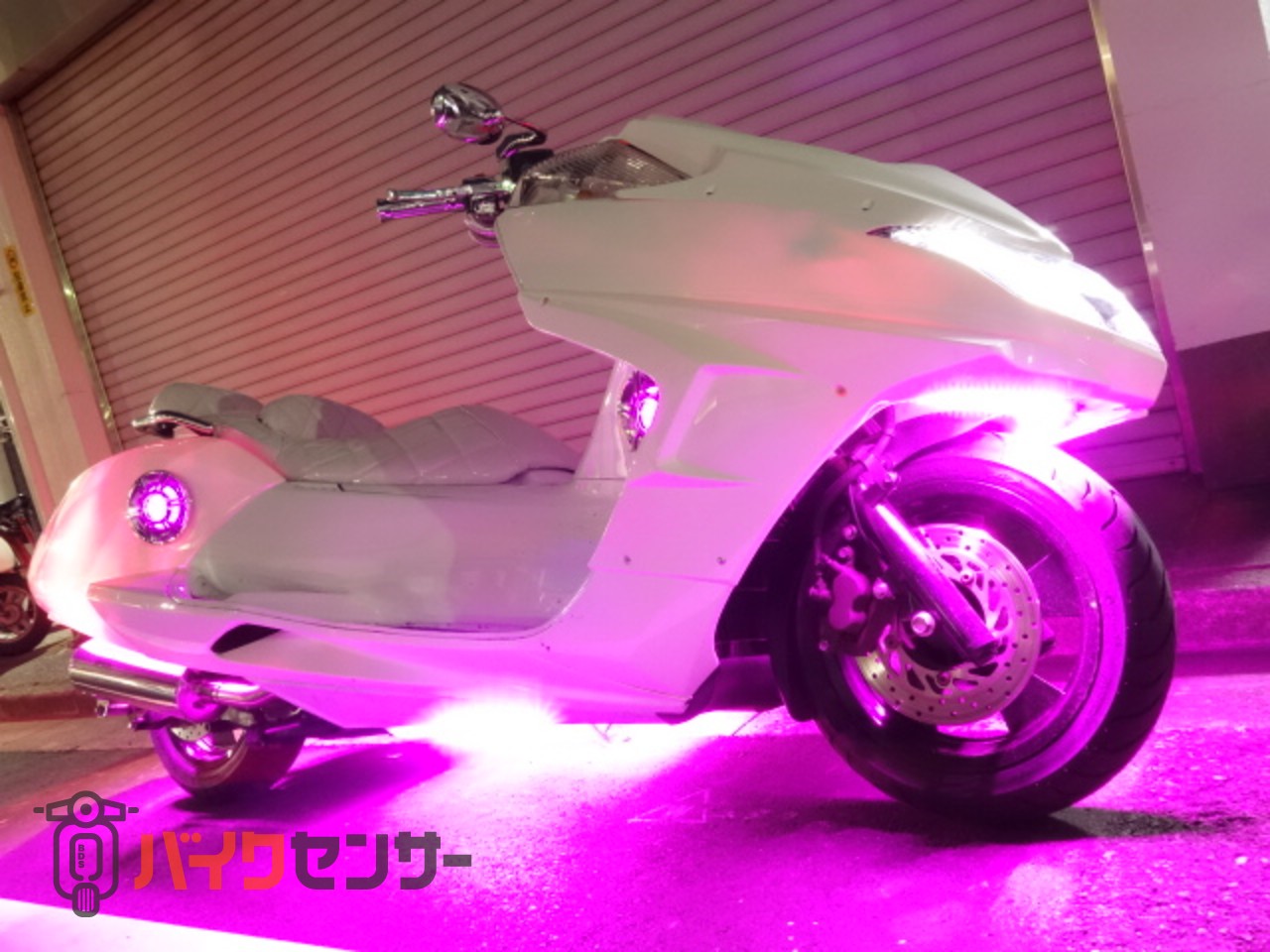 ヤマハ マグザム SG21J 4スピーカー・ピンクLED・マフラー B559118