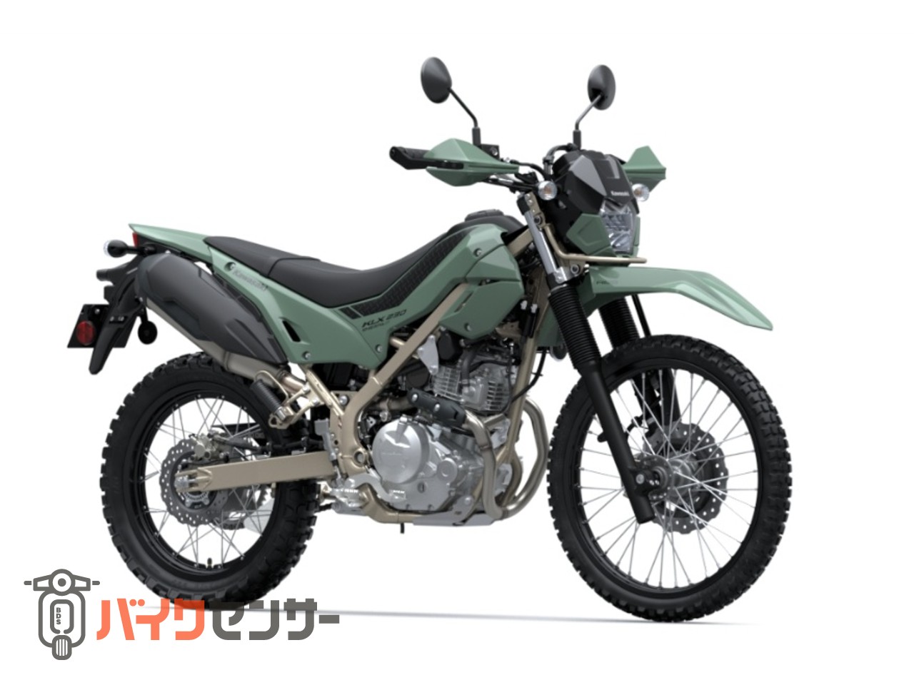 カワサキ KLX230シェルパS 2026年モデル ミディアムスモーキーグリーン