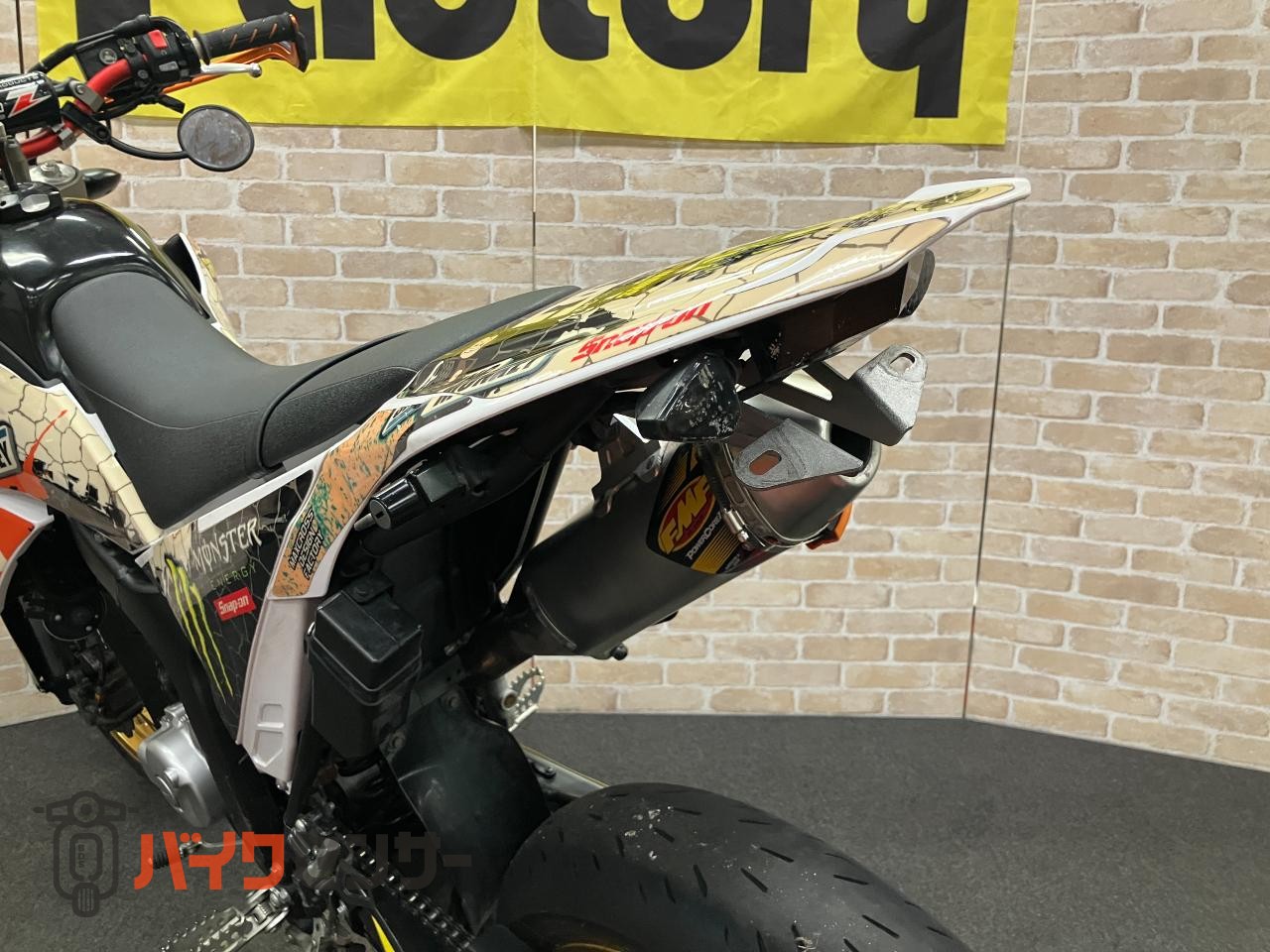 WR250X FMFサイレンサー　SP忠男エキパイ　ZETAハンドル　ガード　Ｆサススプリング　フェンダーレス　シート低反発加工_6