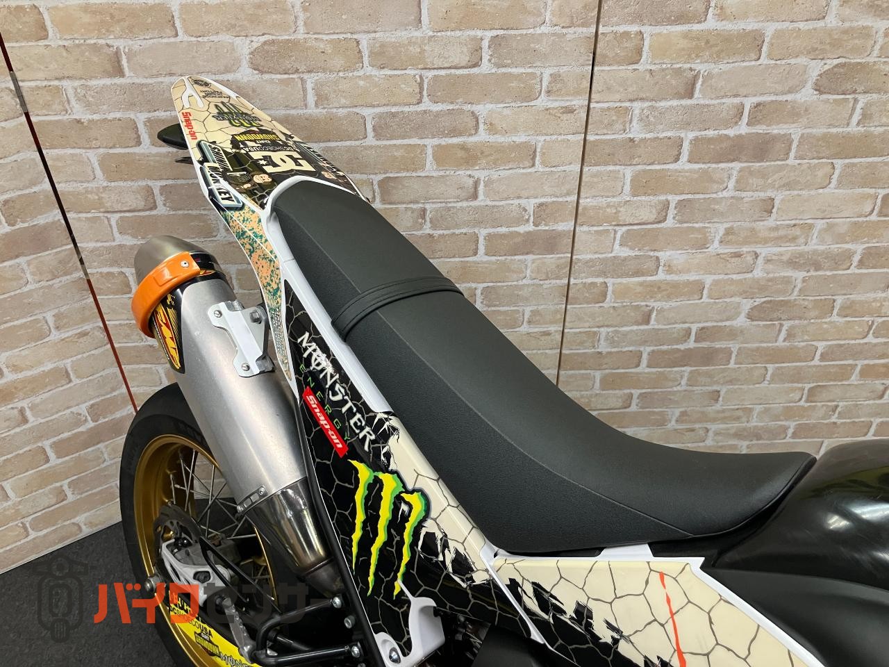 WR250X FMFサイレンサー　SP忠男エキパイ　ZETAハンドル　ガード　Ｆサススプリング　フェンダーレス　シート低反発加工_24