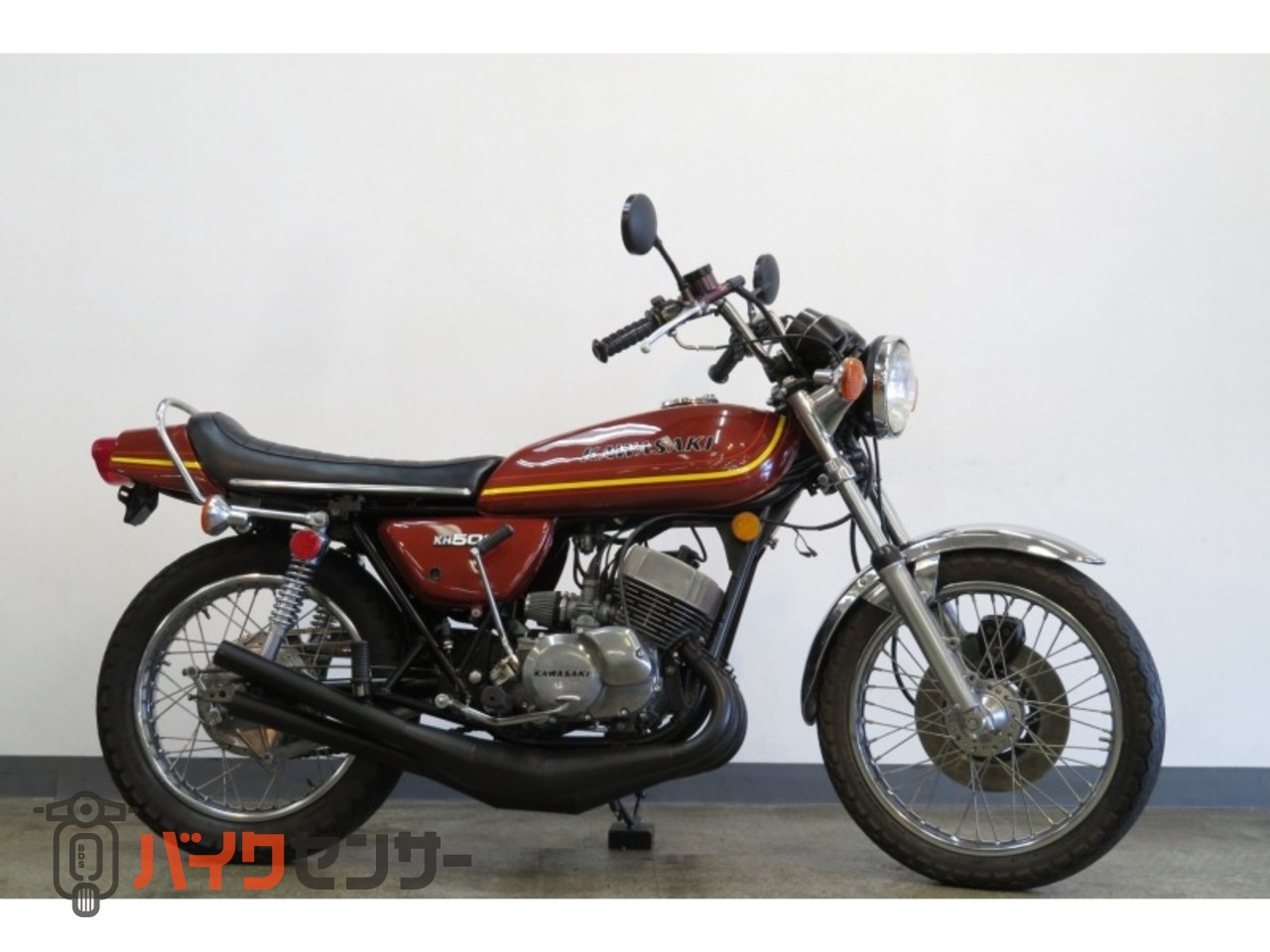 カワサキ 500SS KH500 3本チャンバー B561768| BDSバイクセンサー