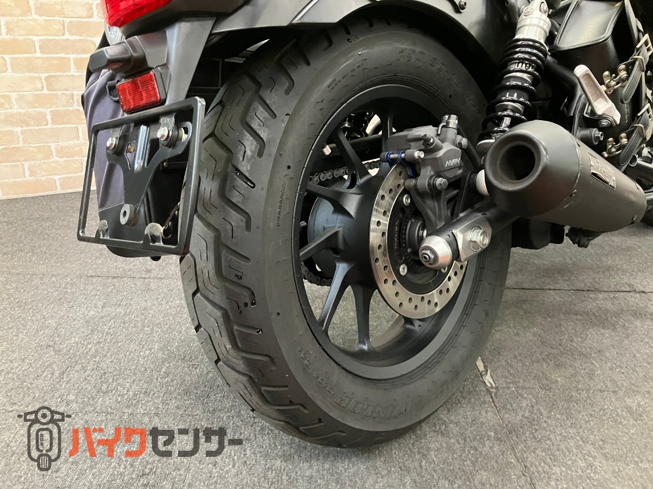 レブル250 Sエディション　モリワキフルエキ　オーリンズリアサス　パフォーマンスダンパー　エンジンガード　ETC 左右レバー等カスタム_40