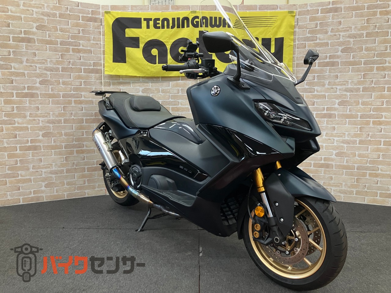 T-MAX560 TECH MAX OVERフルエキ プーチスクリーン リアキャリア ETC_2