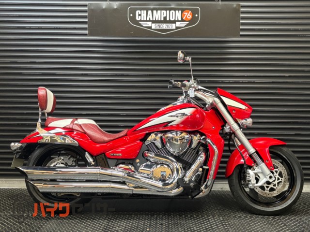 ブルバードM109R　逆車　ツートンカラー　シーシーバー　エンジンガード　サドルバッグサポート　ＹＯＫＩＣＯキャリパー　ＥＴＣ