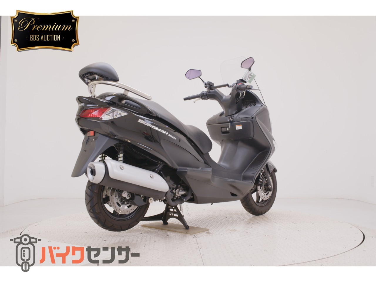 バーグマン200 ABS バックレスト グリップヒーター マウントバー_4