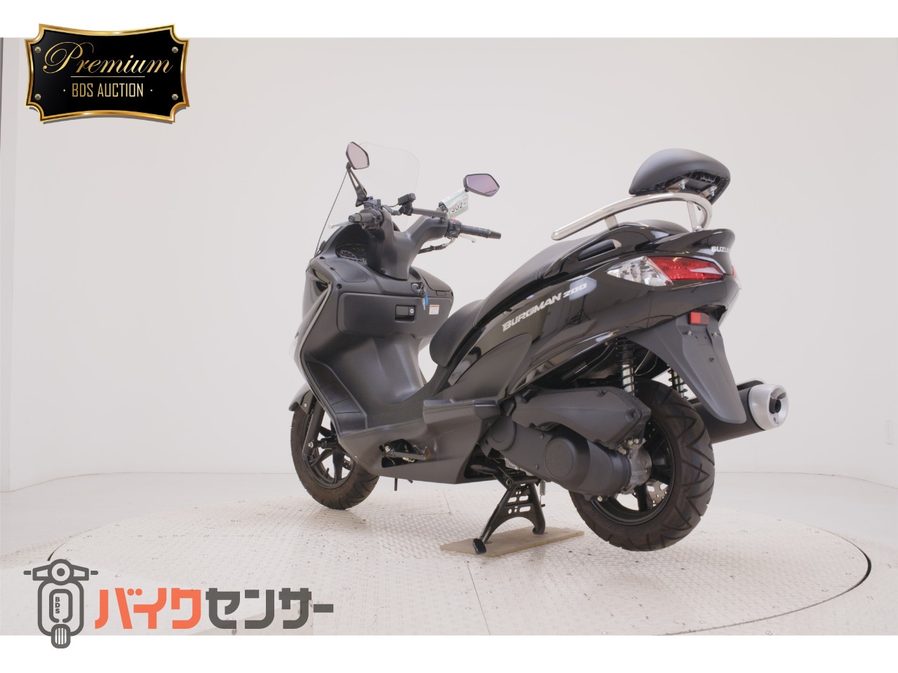 バーグマン200 ABS バックレスト グリップヒーター マウントバー_5