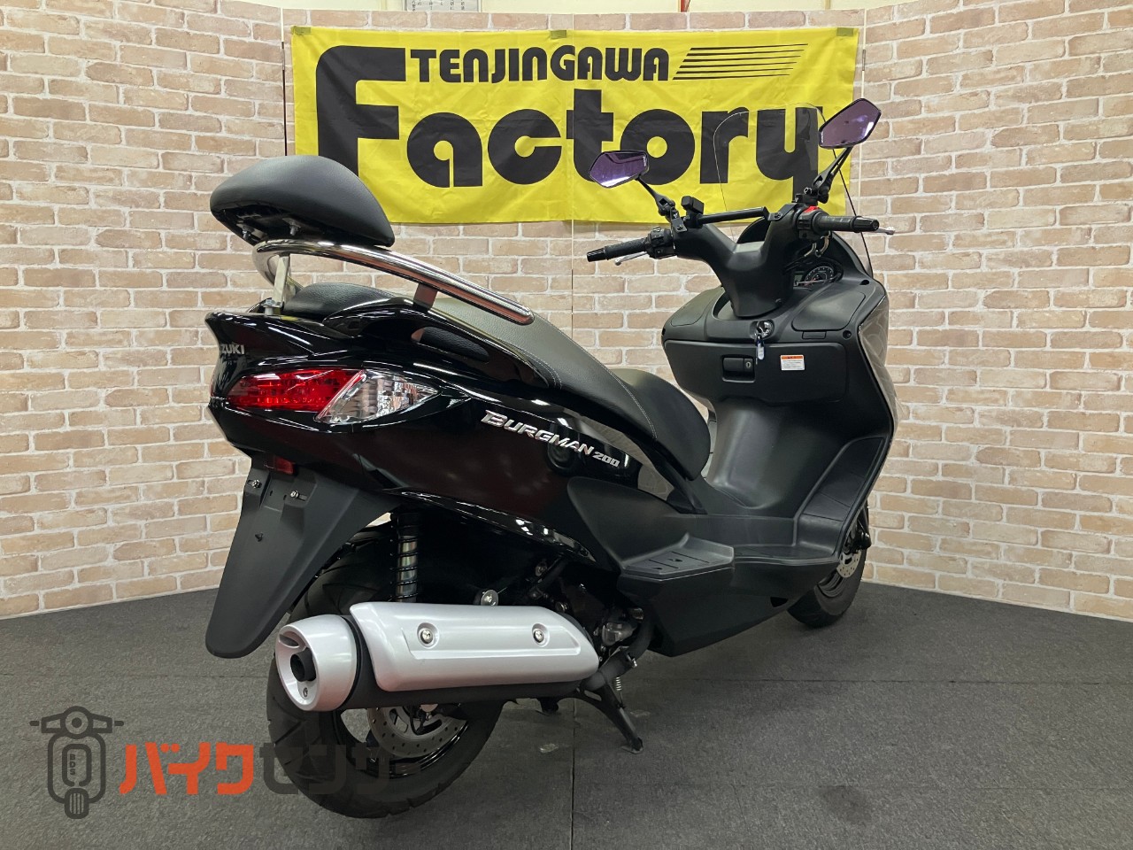 バーグマン200 ABS 最終M1モデル バックレスト グリップヒーター マウントバー_4