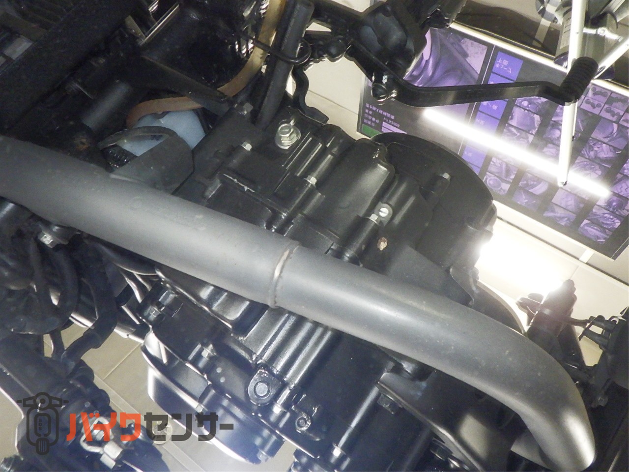 レブル250 Sエディション ディアブロ フレームカバー BEAMS パワーヘッダースリップオン 黒シート変更済_7