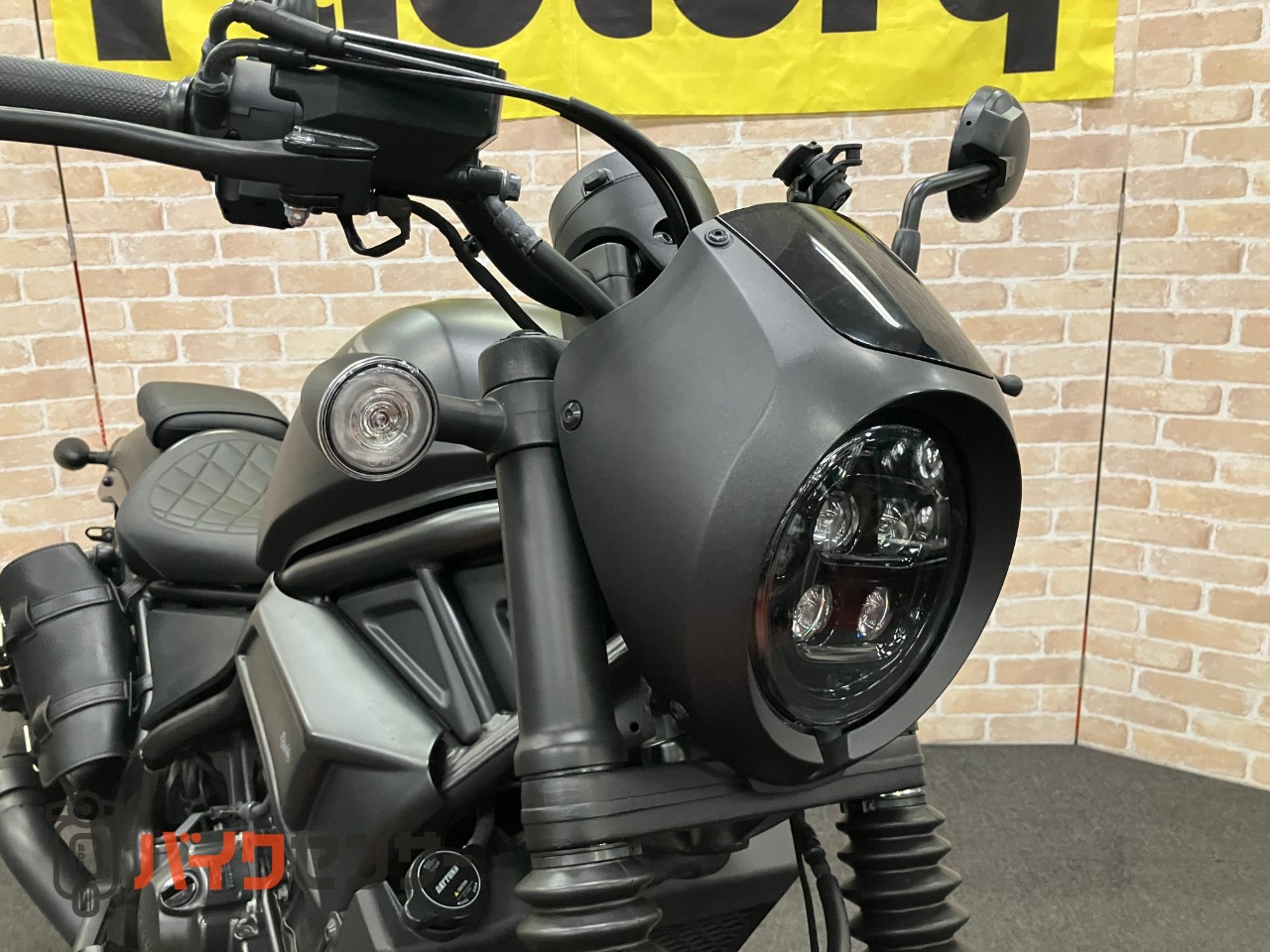 レブル250 Sエディション　ディアブロ　フレームカバー　BEAMS パワーヘッダースリップオン　黒シート変更済_22