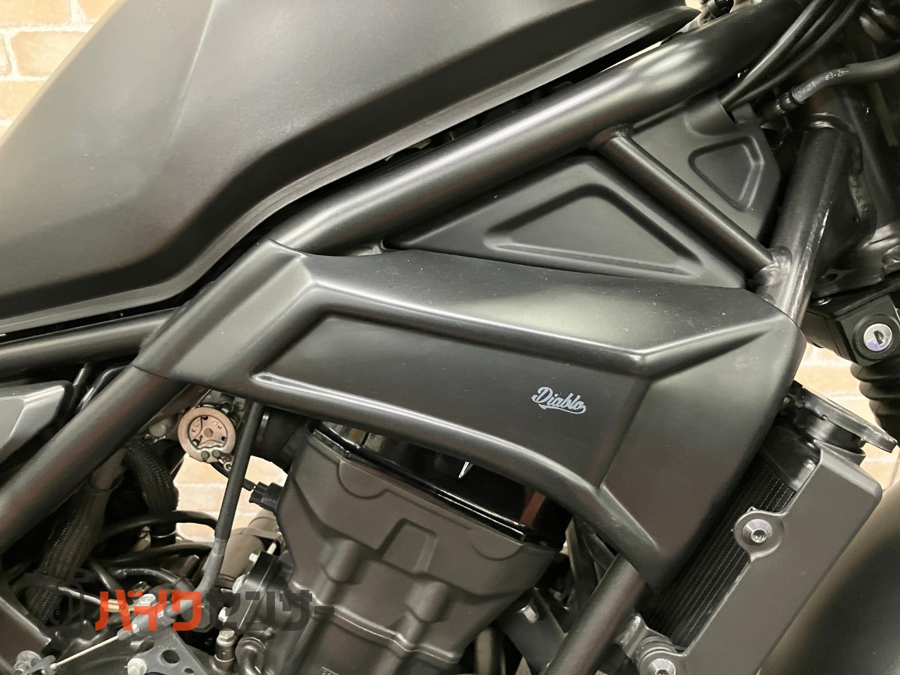 レブル250 Sエディション　ディアブロ　フレームカバー　BEAMS パワーヘッダースリップオン　黒シート変更済_30