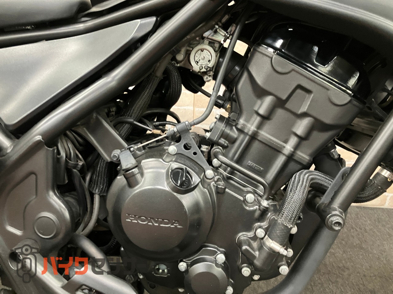 レブル250 Sエディション　ディアブロ　フレームカバー　BEAMS パワーヘッダースリップオン　黒シート変更済_31