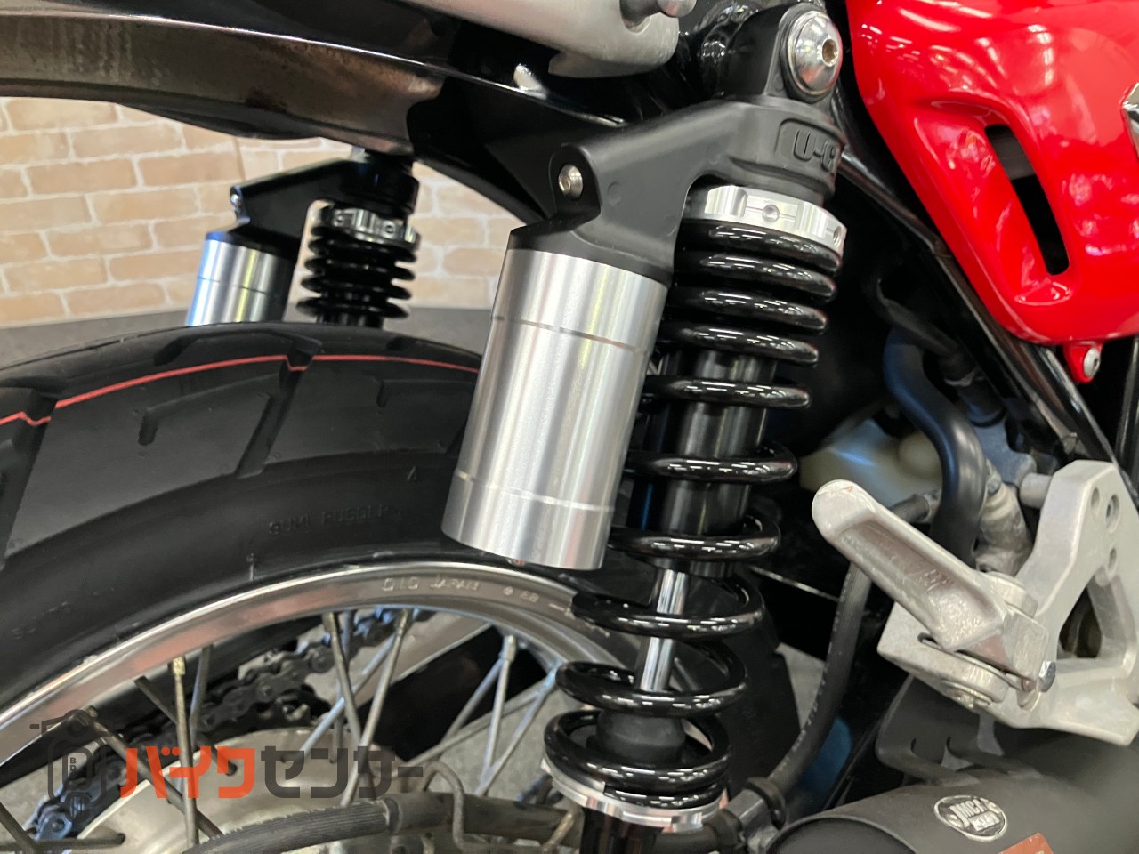 CB400FOUR　モリワキショートマフラー　前後タイヤ交換　フロントフォークオーバーホール　リアサス社外新品交換済み_20