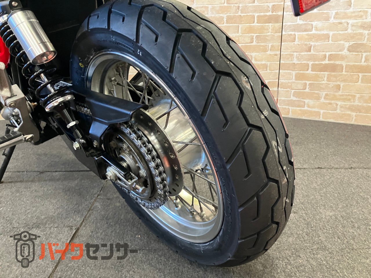 CB400FOUR　モリワキショートマフラー　前後タイヤ交換　フロントフォークオーバーホール　リアサス社外新品交換済み_24