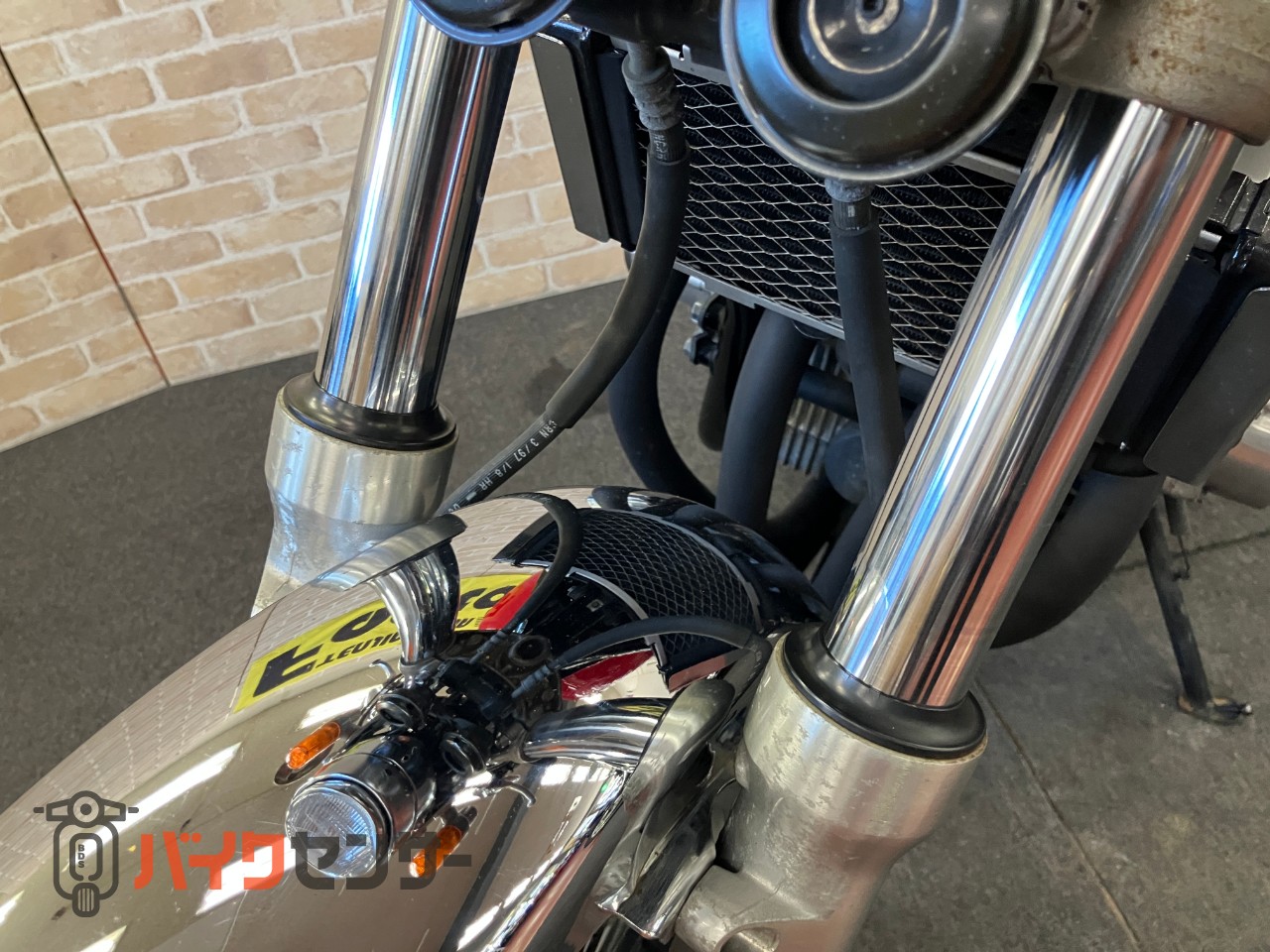 CB400FOUR　モリワキショートマフラー　前後タイヤ交換　フロントフォークオーバーホール　リアサス社外新品交換済み_44