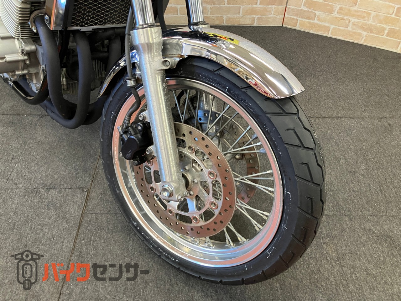 CB400FOUR　モリワキショートマフラー　前後タイヤ交換　フロントフォークオーバーホール　リアサス社外新品交換済み_46