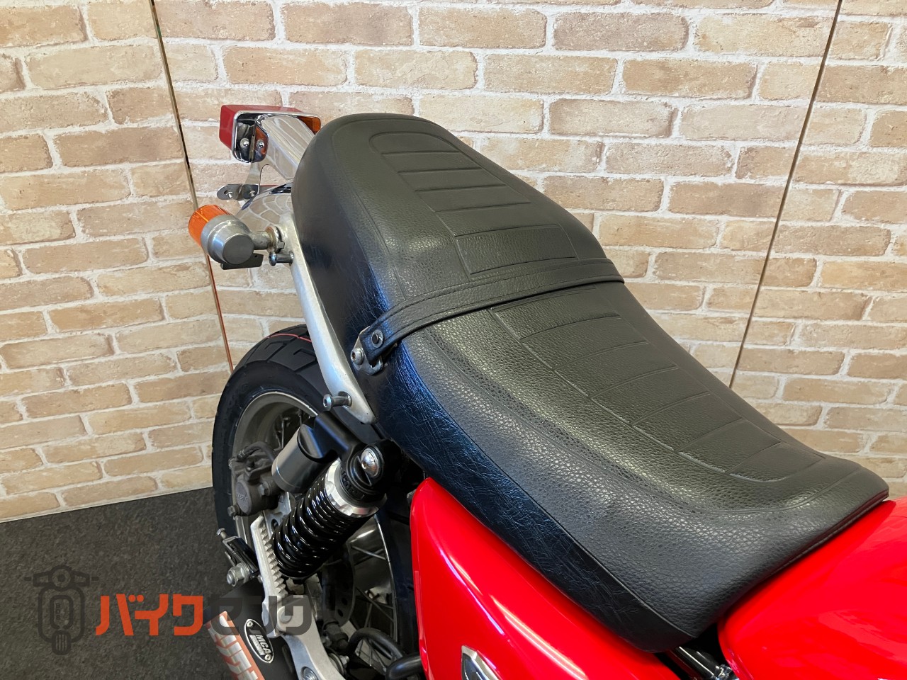 CB400FOUR　モリワキショートマフラー　前後タイヤ交換　フロントフォークオーバーホール　リアサス社外新品交換済み_48