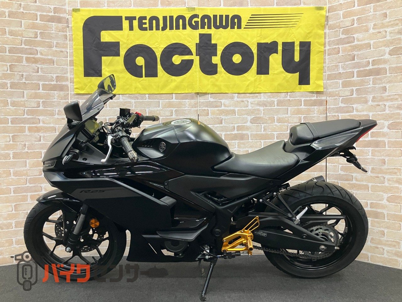 YZF-R25　WR'Sスリップオン　ベビーフェイスバックステップ　カウリングプロテクター　クイックシフター　フェンダーレス_1