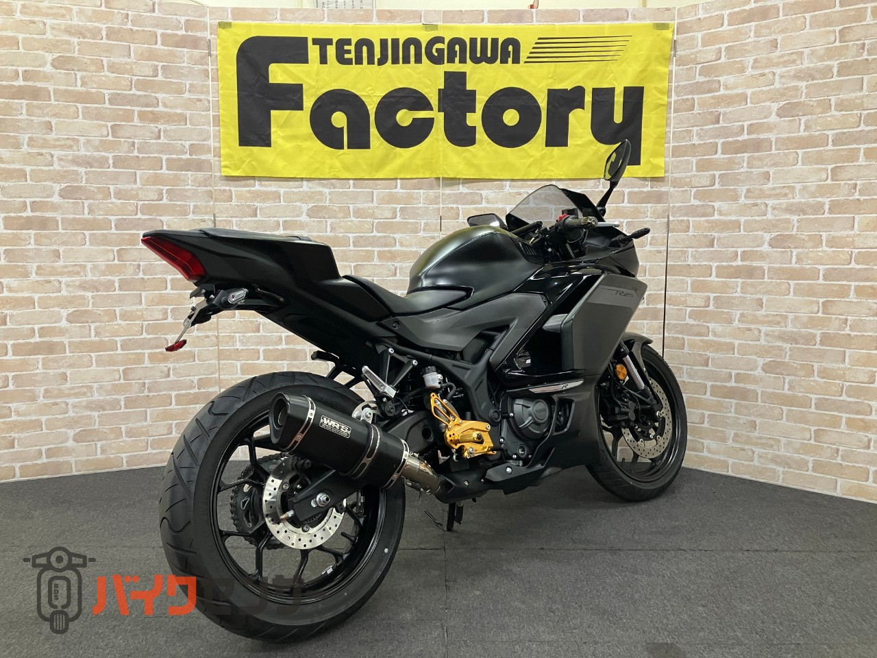 YZF-R25　WR'Sスリップオン　ベビーフェイスバックステップ　カウリングプロテクター　クイックシフター　フェンダーレス_4