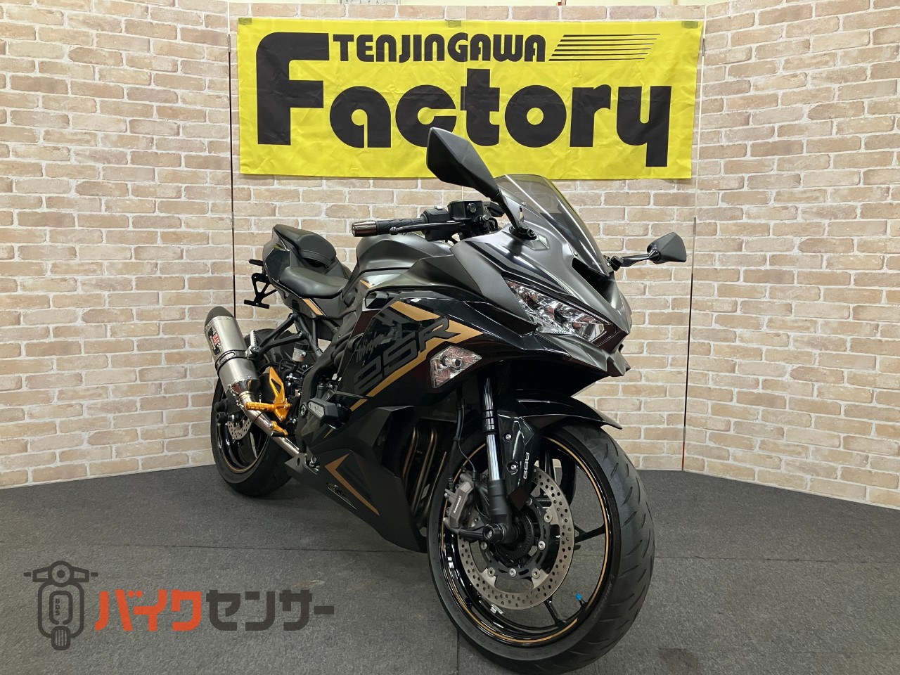 NINJA ZX-25R ヨシムラフルエキ バックステップ フェンダーレス コアガード ETC マウントバー_2