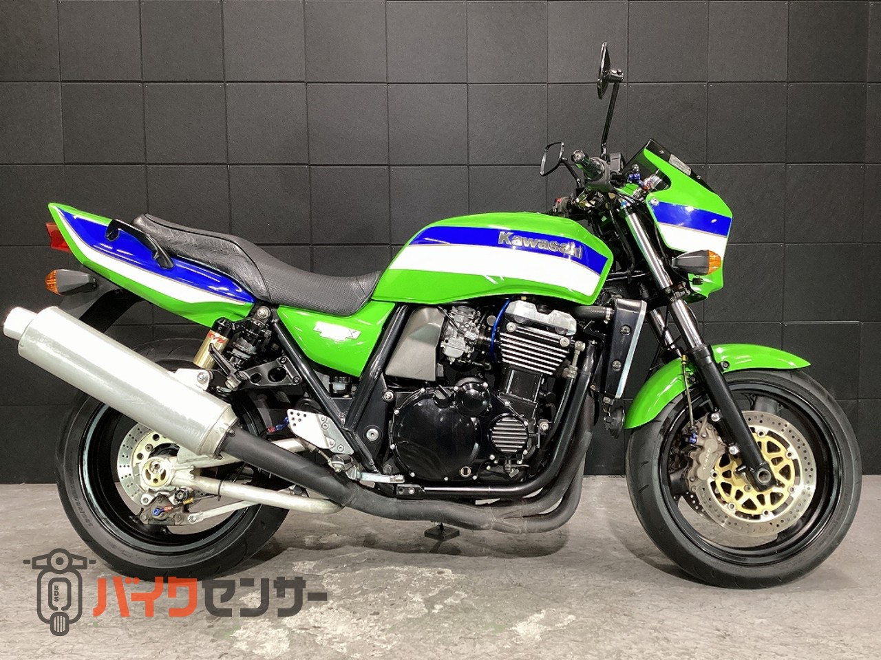 KAWASAKI ZRX400 緑 車検残R3/9月 名変で乗れます 格安配送キャンペーン