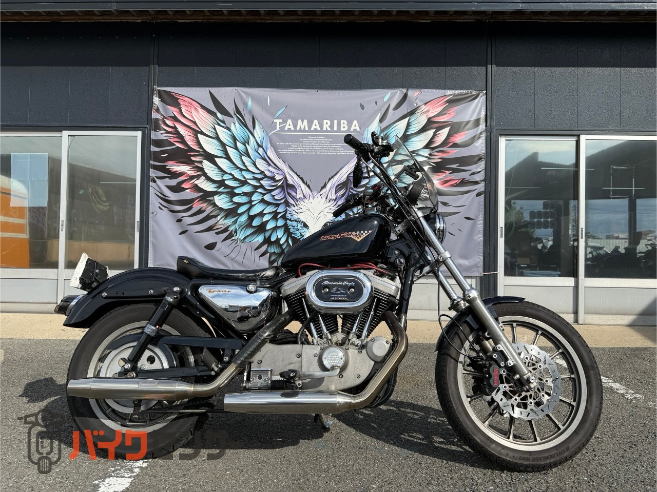 ⭐ハーレーダビッドソン⭐　FLSTF1580　サンダンスボマー　サンダーマックス Bomber”Dual Exhaust for Big Twin & Sportster ボマーエグゾースト