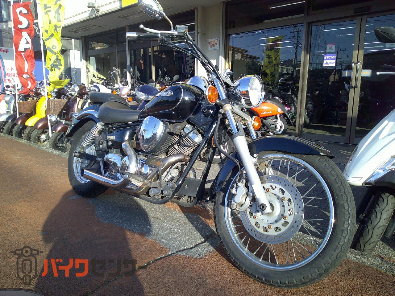 ヤマハ 【動画有り】ドラッグスター250 空冷4サイクルVツインエンジン