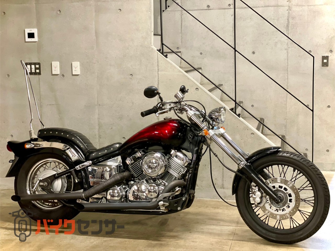 ヤマハ ドラッグスター400 カスタムペイント ロングフォーク