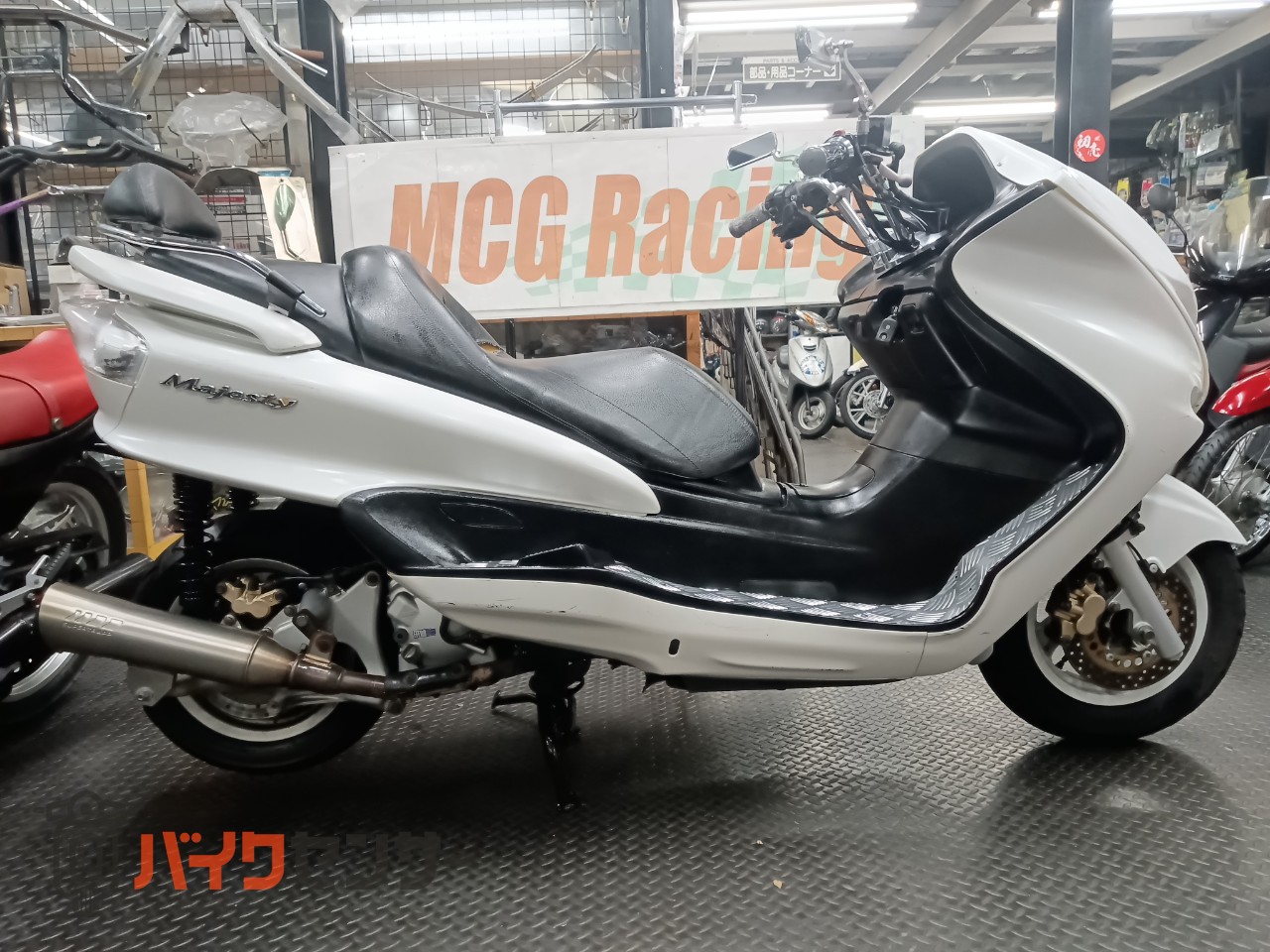 ヤマハ マジェスティ250C フルカスタム スーパートラップマフラー 