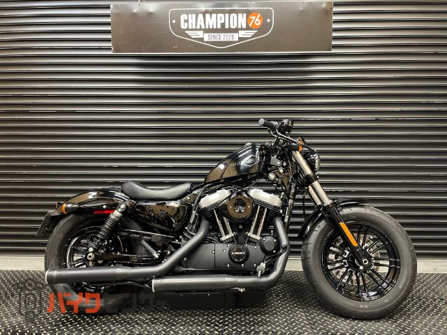 XL1200X フォーティエイト　コブラマフラー　純正ＯＰサドルバッグ　タンクアップ　Ｓ＆Ｓエアクリ　社外プラグコード